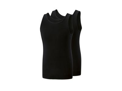 PARKSIDE Set van 2 heren hemden (Zwart, L)