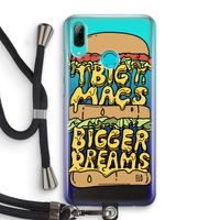 Big Macs Bigger Dreams: Huawei P Smart (2019) Transparant Hoesje met koord