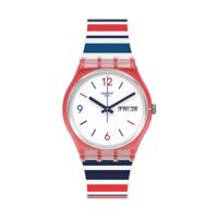 Horloge Heren Swatch SEA BARCODE Wit (Ø 34 mm)