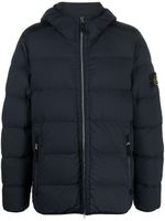 Stone Island Seamless Tunnel Down-TC hooded jacket - Bleu - thumbnail