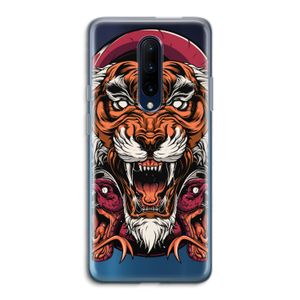 Tiger and Rattlesnakes: OnePlus 7 Pro Transparant Hoesje