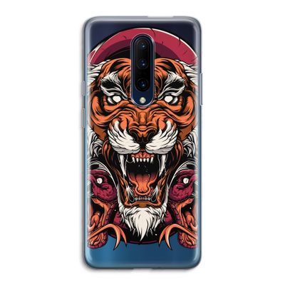 Tiger and Rattlesnakes: OnePlus 7 Pro Transparant Hoesje