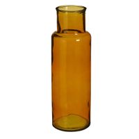 Bloemenvaas Garcia - gerecycled glas - amber transparant - D15 x H45 cm   -