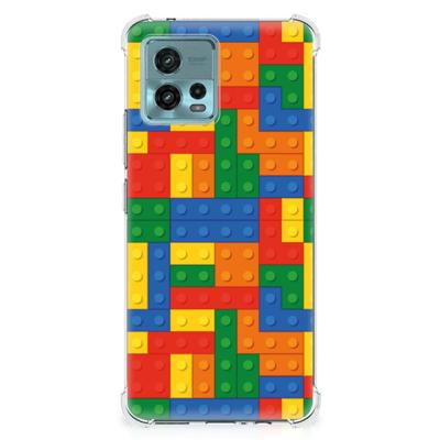 otorola Moto G72 Doorzichtige Silicone Hoesje Blokken