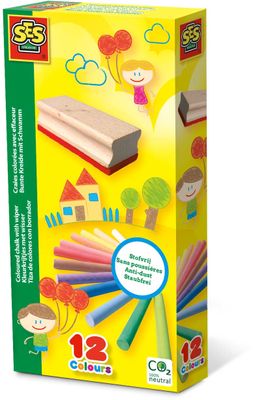 SES Kleurkrijtjes met wisser
