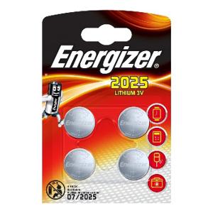 Enerdis Energizer lithium 3v knoopcel batterijen (cr2025) 4 stuks