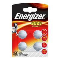 Enerdis Energizer lithium 3v knoopcel batterijen (cr2025) 4 stuks
