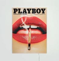 Playboy Wall Art - Match Cover (LED Neon) - Klein - thumbnail