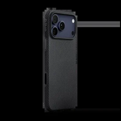 Pitaka UltraGuard hoesje iPhone 17 Pro - Black/Grey