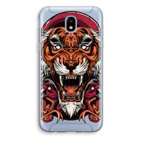 Tiger and Rattlesnakes: Samsung Galaxy J5 (2017) Transparant Hoesje - thumbnail