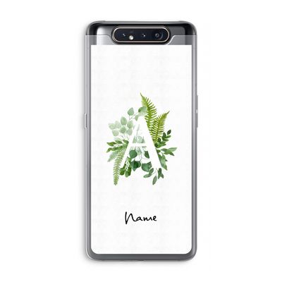 Green Brush: Samsung Galaxy A80 Transparant Hoesje