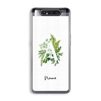 Green Brush: Samsung Galaxy A80 Transparant Hoesje