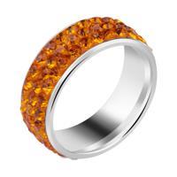 Ring met steentjes Chirurgisch Staal 316L Ringen