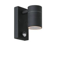 Lucide ARNE-LED IR Wandspot 1xGU10 - Zwart - thumbnail