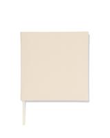 HEMA Gastenboek 24x24.5 linnen ecru