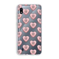 Chicks before dicks: Samsung Galaxy A10 Transparant Hoesje
