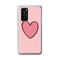 Hartje: Huawei P40 Transparant Hoesje