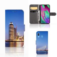 Samsung Galaxy A40 | Flip Cover | Rotterdam