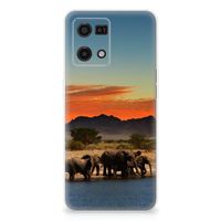 OPPO Reno7 4G TPU Hoesje Olifanten