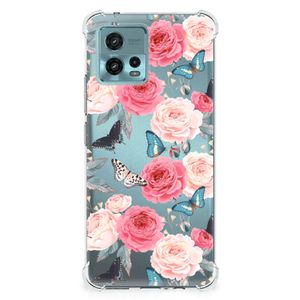 Motorola Moto G72 Case Butterfly Roses