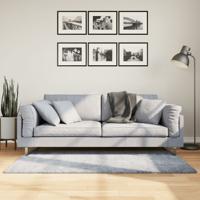 VidaXL Vloerkleed pamplona shaggy hoogpolig modern 80x150 cm blauw