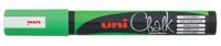 Uni-ball krijtmarker, ronde punt van 1,8 tot 2,5 mm, fluo groen