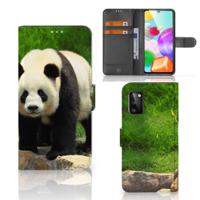 Samsung Galaxy A41 | Telefoonhoesje | Met pasjeshouder | Panda