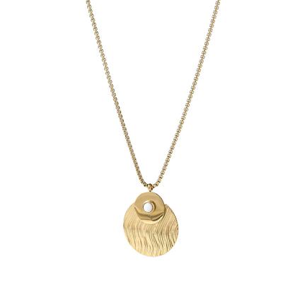 Day&Eve Ketting Long Plate | Goud