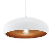 Eglo Landelijke hanglamp Mogano 1 40cm wit met roodkoper 94606