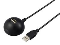 Renkforce USB-kabel USB 2.0 USB-A stekker, USB-A bus 1.5 m Zwart Dockingstation RF-5720418