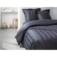 Vandaag prestige vandaag Blate - 220 x 240 cm - 2 personen - 100% katoen satijn - houtskool