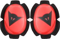 DAINESE Pista Knee Slider, Knie-sliders voor motorbroeken, Fluo Rood-Zwart