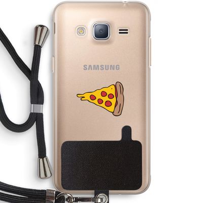 You Complete Me #1: Samsung Galaxy J3 (2016) Transparant Hoesje met koord
