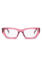 Miu Miu Eyewear lunettes de vue rectangulaires - Rouge