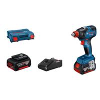 Bosch accu slagmoeraanzetter - GDX 18V-200 - 18V - 2x4.0 Ah accu en snellader - in L-Case - thumbnail