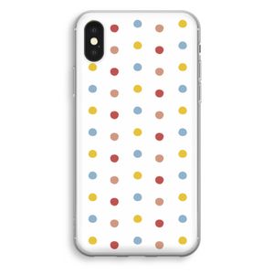 Bollen: iPhone XS Transparant Hoesje