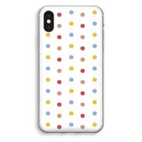 Bollen: iPhone XS Transparant Hoesje