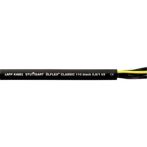 LAPP ÖLFLEX® CLASSIC BLACK 110 Stuurstroomkabel 3 G 1 mm² Zwart 1120267-500 500 m