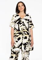Yoek Tuniek swing PALMIER | Zwart | Maat 46/48 Yoek Tuniek swing PALMIER | Zwart | Maat 46/48