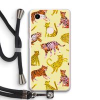 Cute Tigers and Leopards: Pixel 3 XL Transparant Hoesje met koord