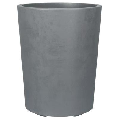 Bloempot - DEROMA - Millennium R - Asgrijs - Met waterreservoir - Hoogte 53 cm