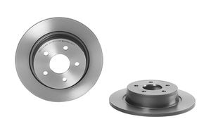 Remschijf COATED DISC LINE BREMBO, Remschijftype: Massief, u.a. für Ford