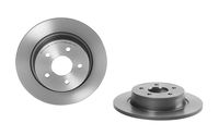 Remschijf COATED DISC LINE BREMBO, Remschijftype: Massief, u.a. für Ford