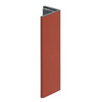 Keralit eindprofiel 17 mm Steenrood (2806)