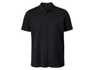 esmara Men Heren poloshirt - plus size (Zwart, XXL)