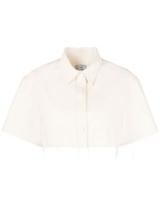 Heron Preston chemise Ex-Ray à coupe crop - Blanc