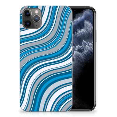 Apple iPhone 11 Pro Max | TPU bumper | Waves Blue