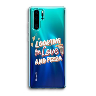 Pizza is the answer: Huawei P30 Pro Transparant Hoesje