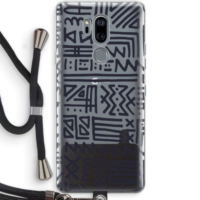 Marrakech print: LG G7 Thinq Transparant Hoesje met koord