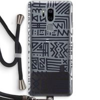 Marrakech print: LG G7 Thinq Transparant Hoesje met koord